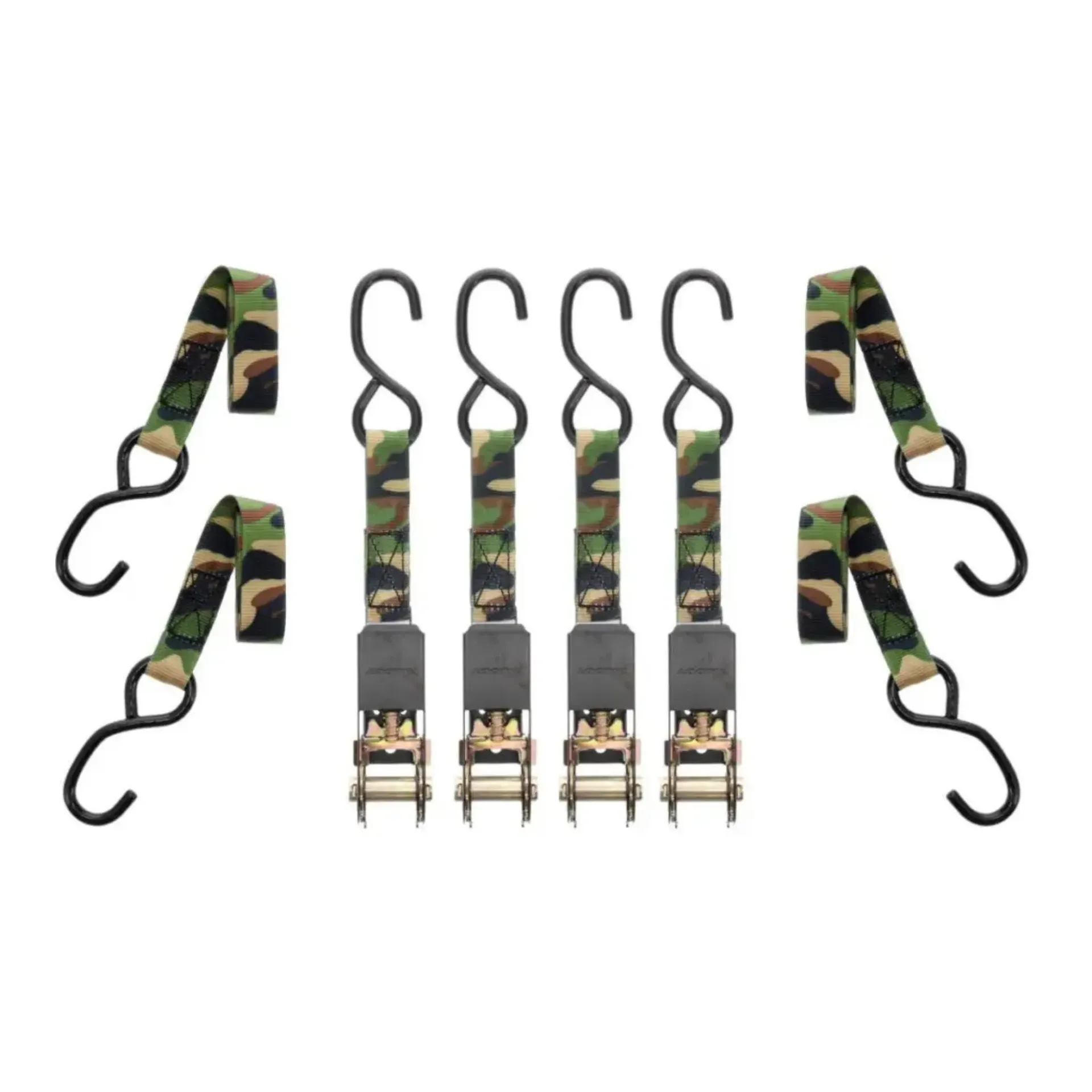Muddy Camo Ratchet Straps 8ft 4pk