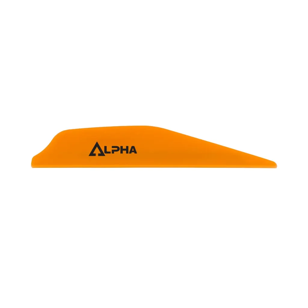 Bohning Alpha Vane Fletchings 36pk (Neon Orange)
