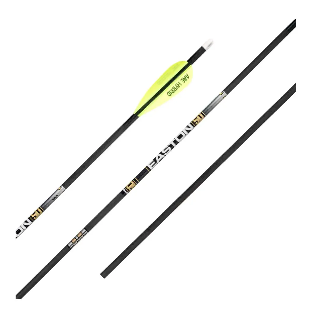 Easton 5.0 5mm Match Grade Arrows AAE Vanes Factory Fletched 6pk