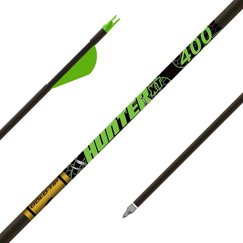 Gold Tip Hunter XT Arrows Factory Fletched 6pk