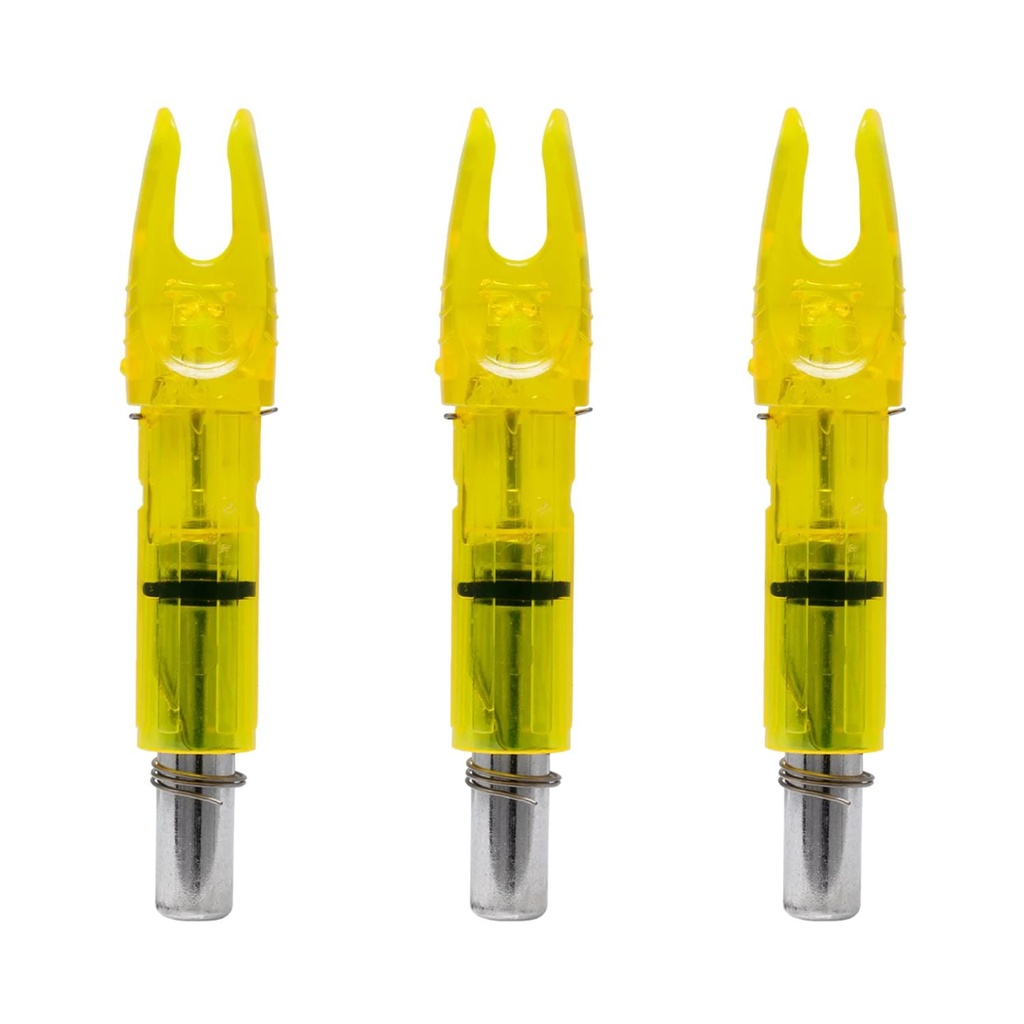 Lumenok Size S Lighted Nocks 3pk (Green)