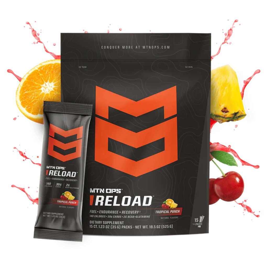 MTN OPS Reload (15 Trail Packs) (Tropical Punch)