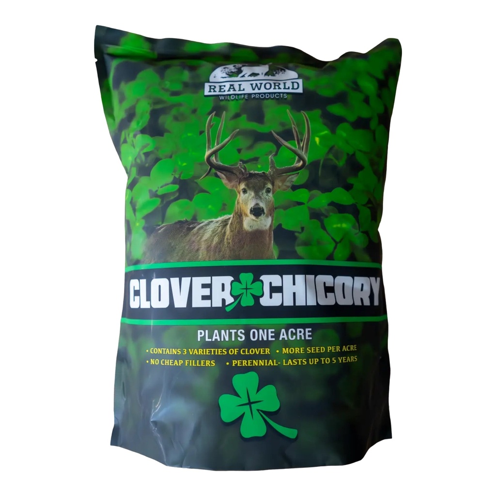Real World Clover/Chicory (1/2 Acre Bag)