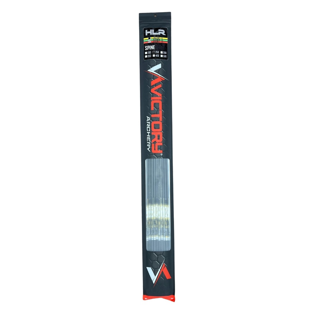 Victory HLR Elite Arrow Bare Shafts 1.5K Weave 1doz (250)