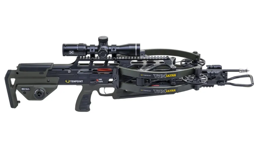 TenPoint TRX Ultra 515fps Crossbow Package (Moss Green, EVO-X Elite)