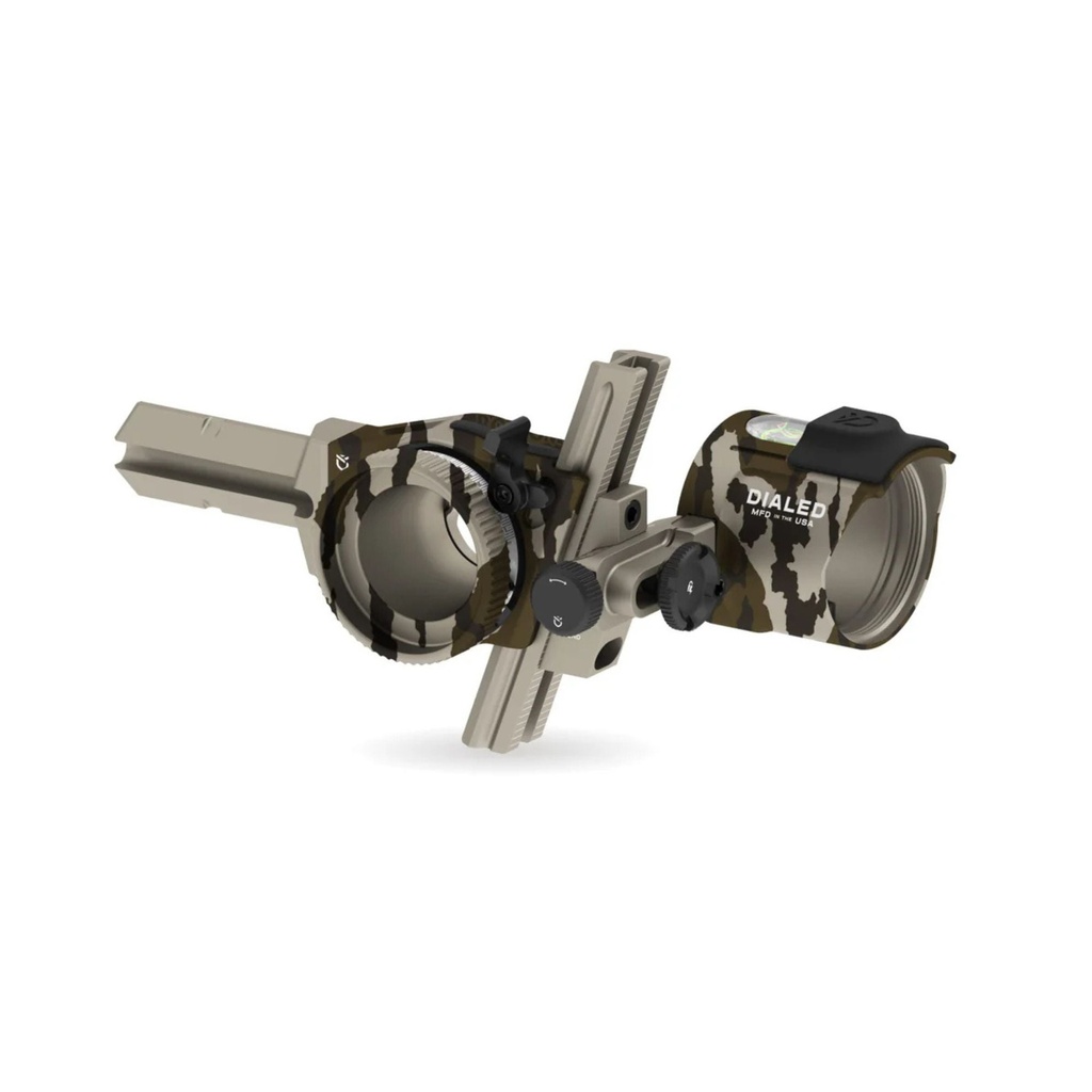 Mossy Oak Bottomland Dialed Pruf Bridgelock Slider Bow Sight