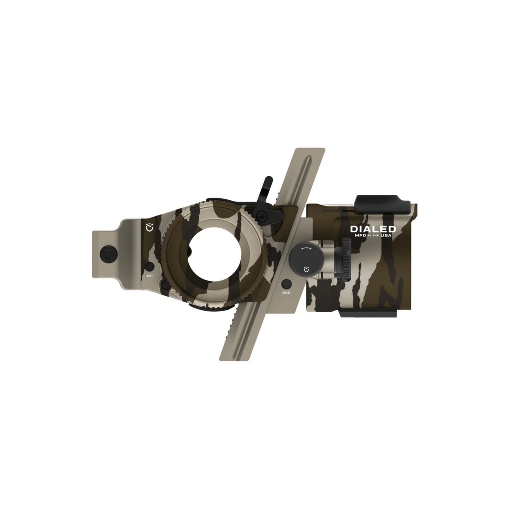 Mossy Oak Bottomland Dialed Pruf Picatinny Slider Bow Sight